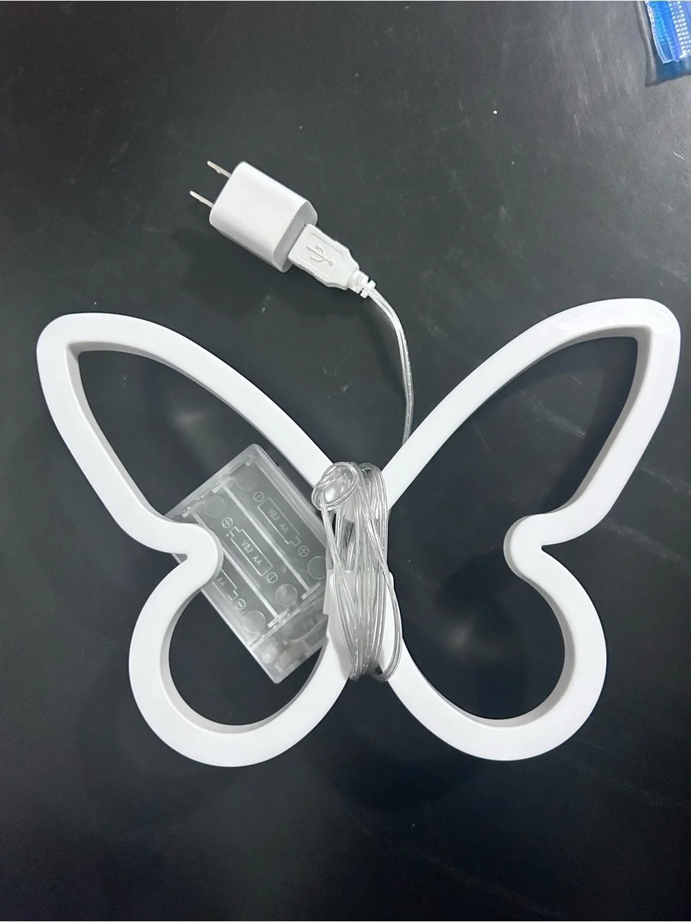Pink Butterfly LED Night Light